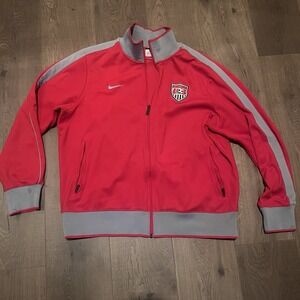 Nike USA Soccer N98 Jacket Men's XL Full Zip Track Style On-Field Team Warm-Up